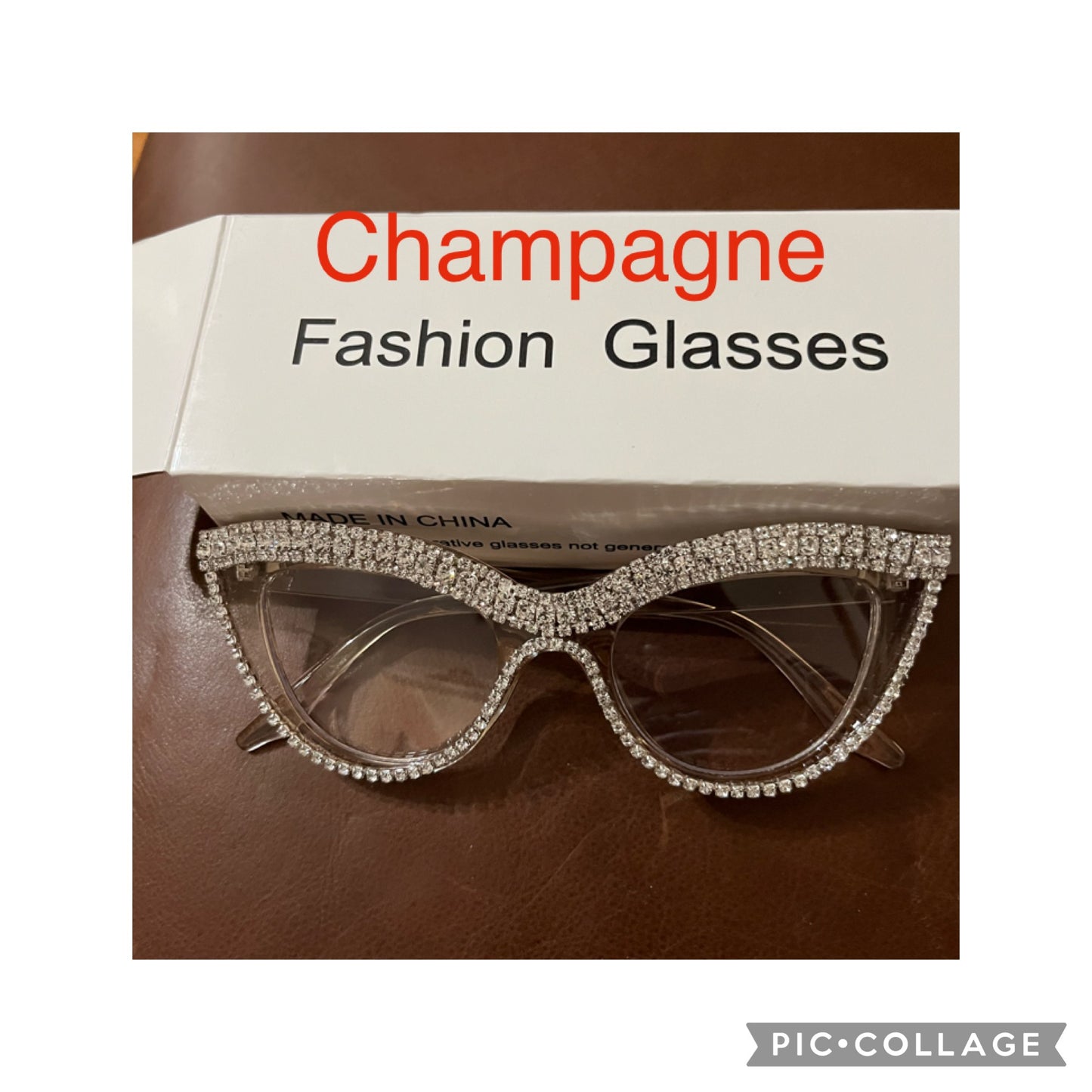 Clear bling Glasses