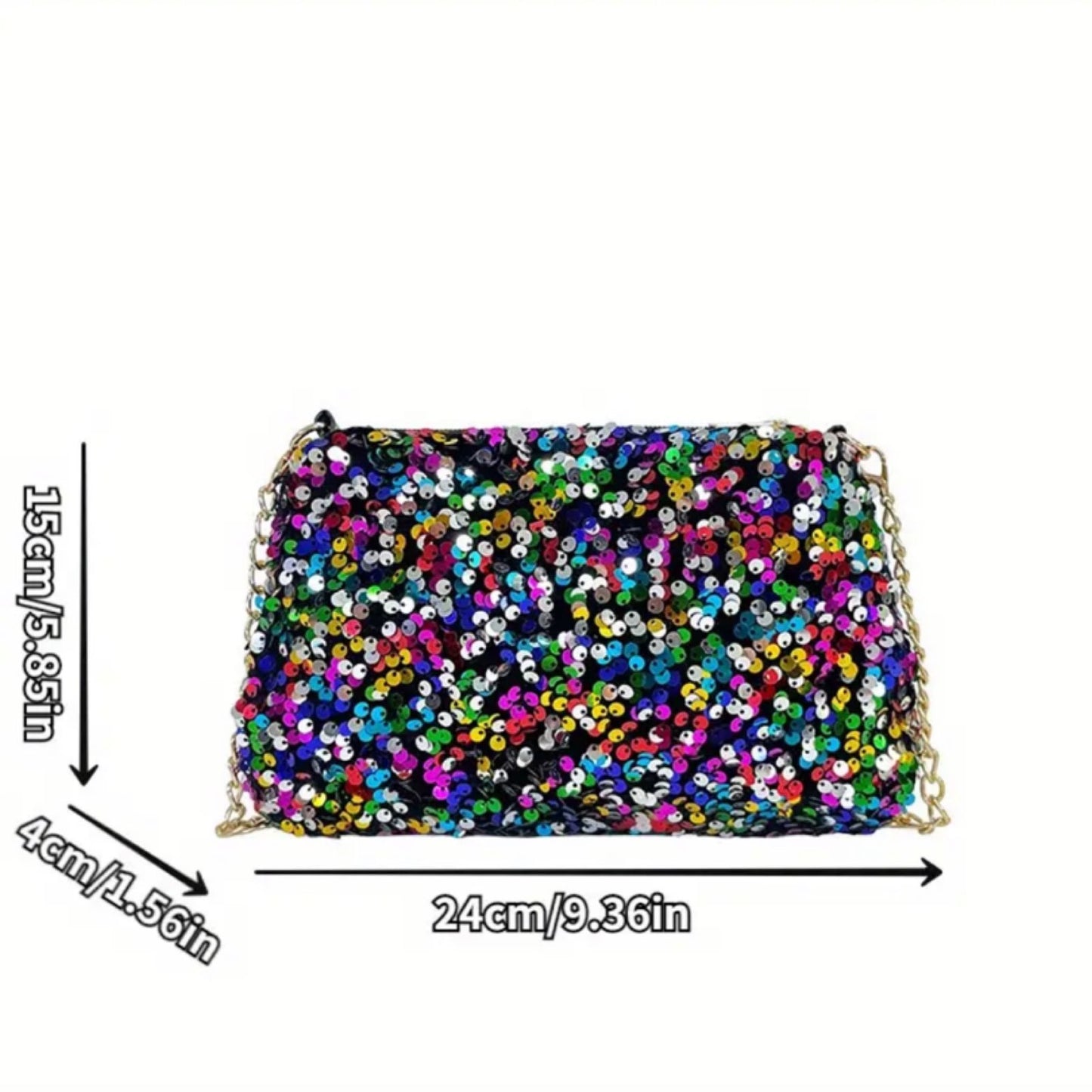 Sequin Crossbody Bag