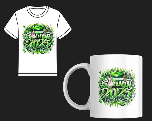 White sublimation t-shirt and Mug set