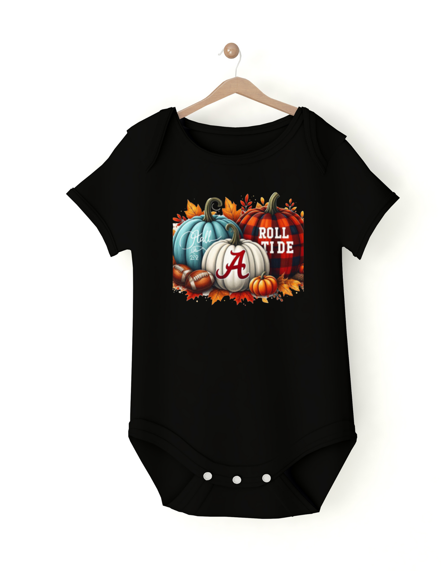 ROLL TIDE PUMPKIN FALL ONSIE