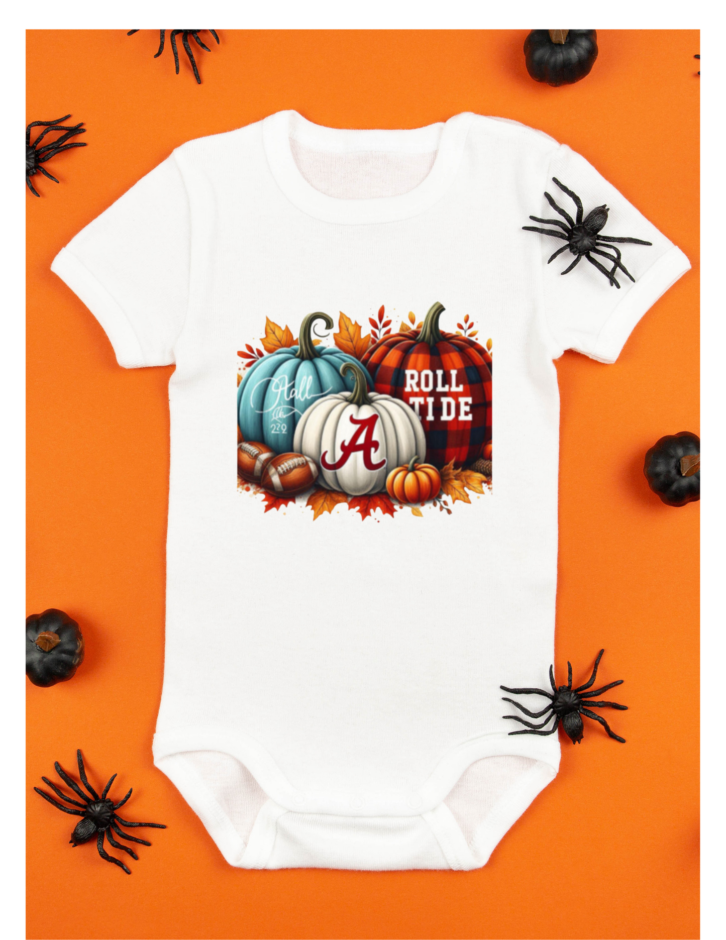 ROLL TIDE PUMPKIN FALL ONSIE