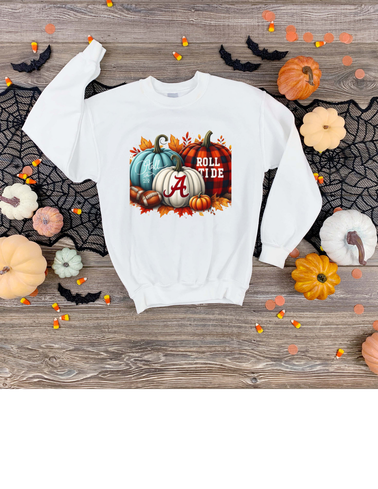 ROLL TIDE PUMPKIN FALL LONG SLEEVE T-SHIRT